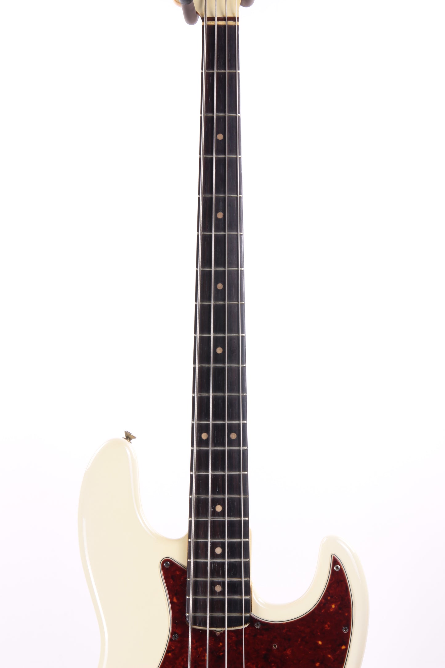 1964 Fender Jazz Bass Olympic White - Matching Headstock, Pre-CBS, Clay Dots, Vintage L-Series, Original Case