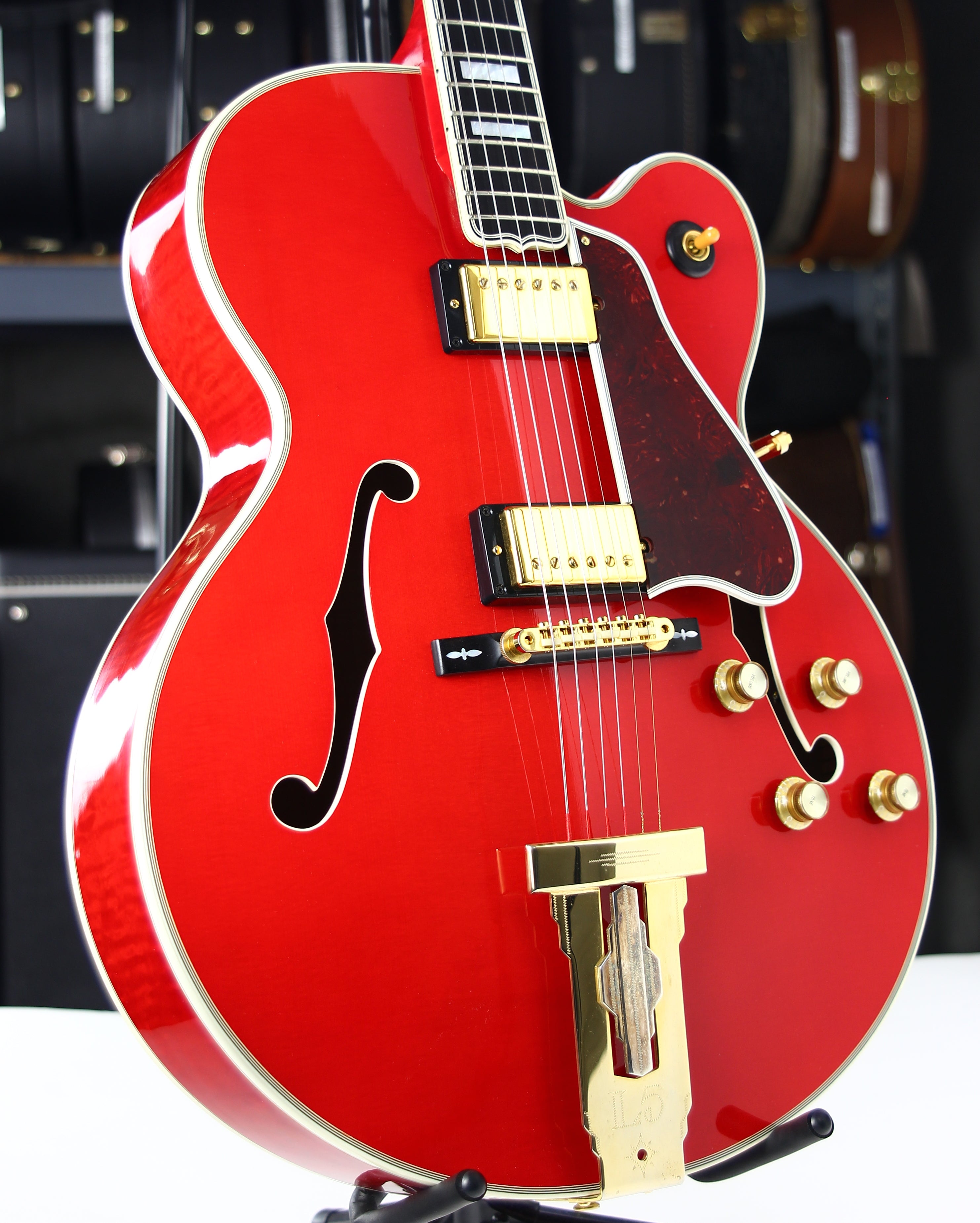 *SOLD*  2004 Gibson Custom Shop L-5 CES Faded Cherry James Hutchins, Calton Case Archtop Jazz L5 Guitar