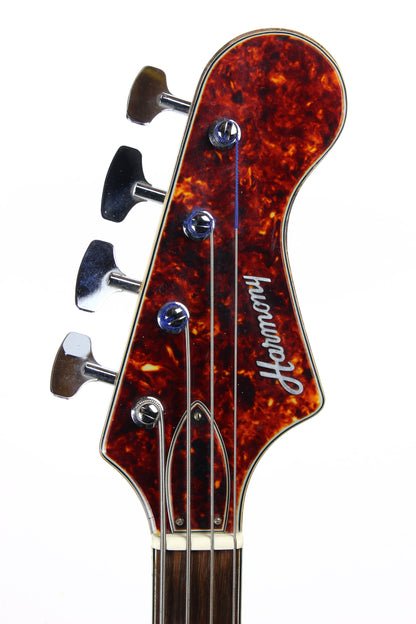 1966 Harmony H-27 Hollowbody Electric Bass Sunburst - 1960's Vintage H-22, Dearmonds