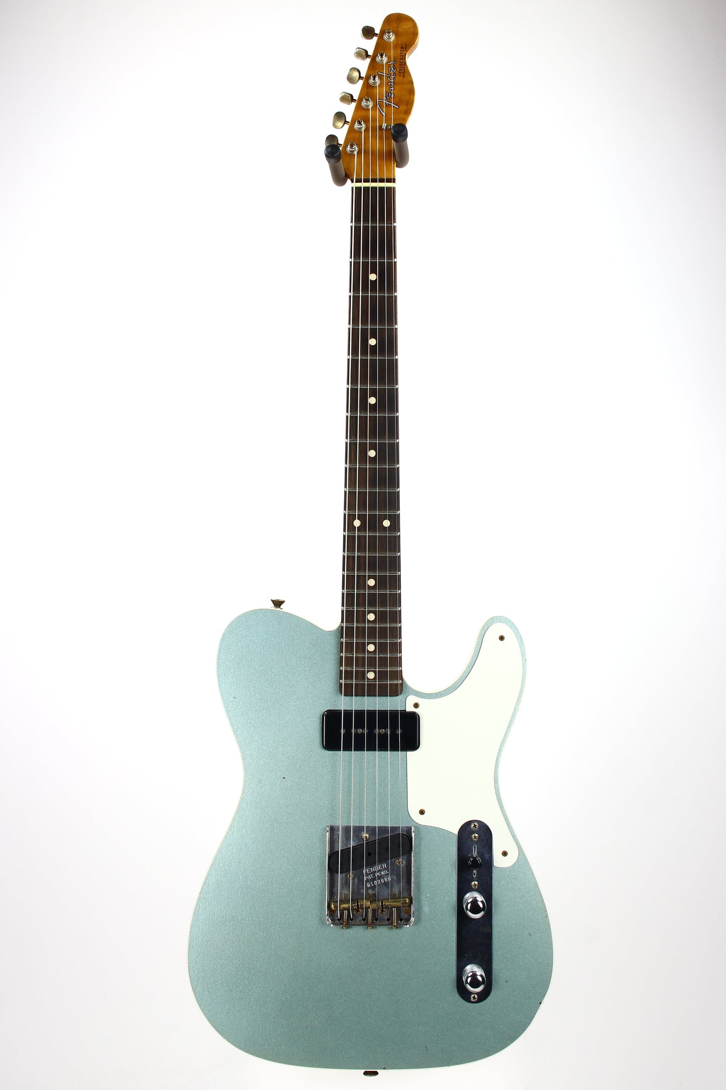 2020 Fender Custom Shop Limited P90 Mahogany Telecaster, Journeyman Relic- Aged Firemist Silver Top