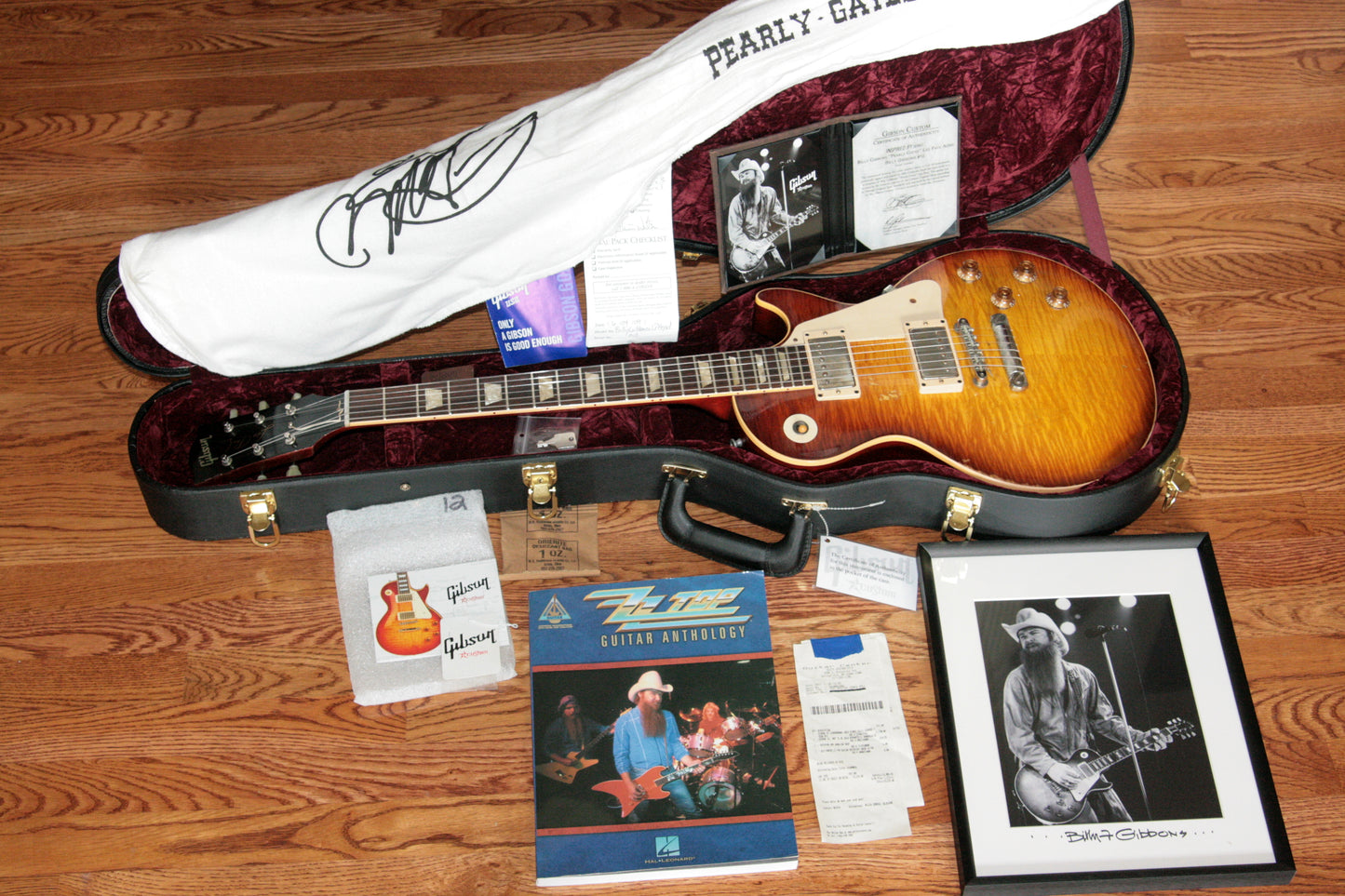 2009 Gibson PEARLY GATES MURPHY AGED & SIGNED 1959 Les Paul! Billy Gibbons Custom Shop 59