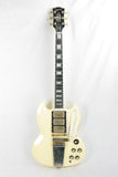 *SOLD*  2006 Gibson SG Les Paul Custom w/ MAESTRO Lyre Vibrola! White Historic Shop! 1963 Reissue