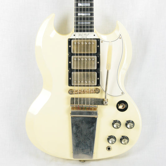 2006 Gibson SG Les Paul Custom w/ MAESTRO Lyre Vibrola! White Historic Shop! 1963 Reissue