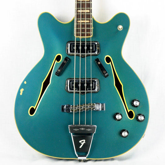 1967 Fender Coronado II Bass LAKE PLACID BLUE! Rare Custom Color jazz p