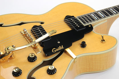 2001 Guild USA X-500T Paladin Blonde - Westerly RI Factory, P90's, Bigsby, DE-500 Duane Eddy Type