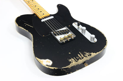 2008 Fender Custom Shop MASTERBUILT '51 Nocaster Heavy Relic Black Telecaster Tele --Dennis Galuszka