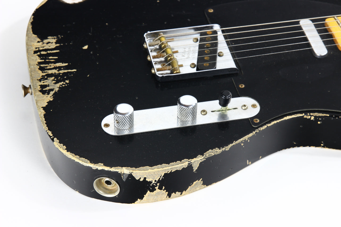 2008 Fender Custom Shop MASTERBUILT '51 Nocaster Heavy Relic Black Telecaster Tele --Dennis Galuszka