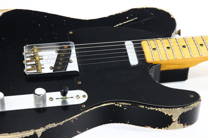 2008 Fender Custom Shop MASTERBUILT '51 Nocaster Heavy Relic Black Telecaster Tele --Dennis Galuszka