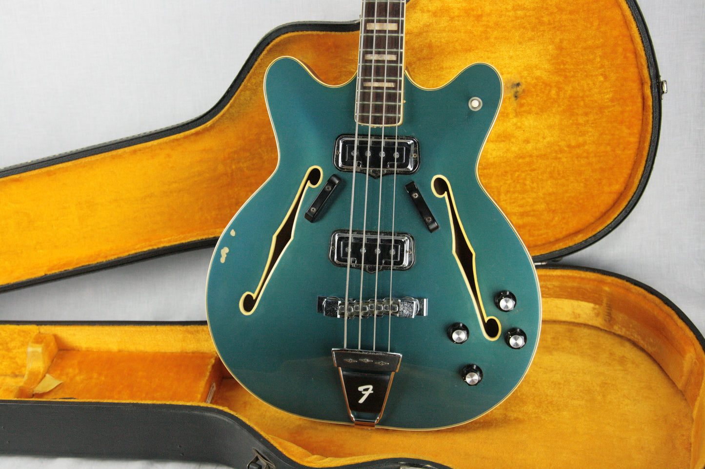 1967 Fender Coronado II Bass LAKE PLACID BLUE! Rare Custom Color jazz p