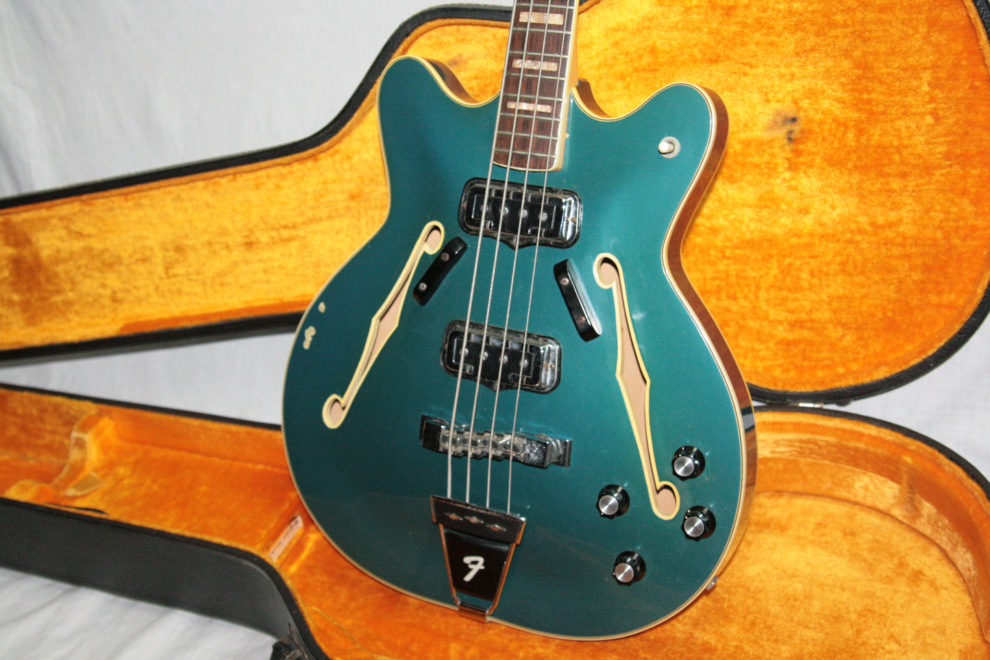 1967 Fender Coronado II Bass LAKE PLACID BLUE! Rare Custom Color jazz p