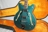 *SOLD*  1967 Fender Coronado II Bass LAKE PLACID BLUE! Rare Custom Color jazz p