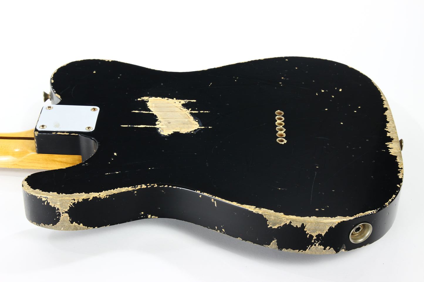 2008 Fender Custom Shop MASTERBUILT '51 Nocaster Heavy Relic Black Telecaster Tele --Dennis Galuszka