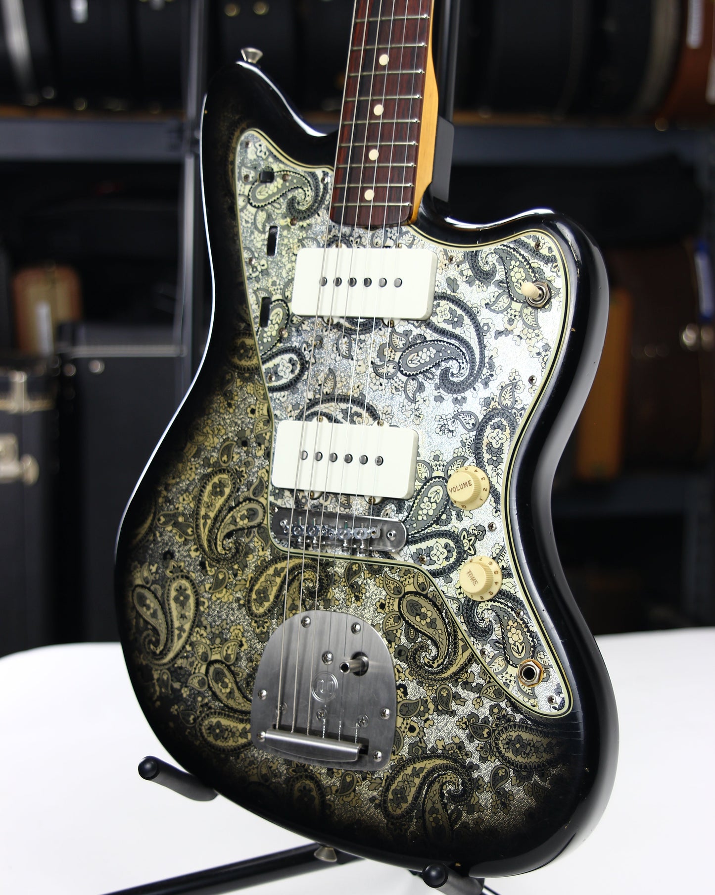 2020 Fender Custom Shop Limited Edition BLACK PAISLEY Jazzmaster Journeyman Relic - Mastery, Lollars