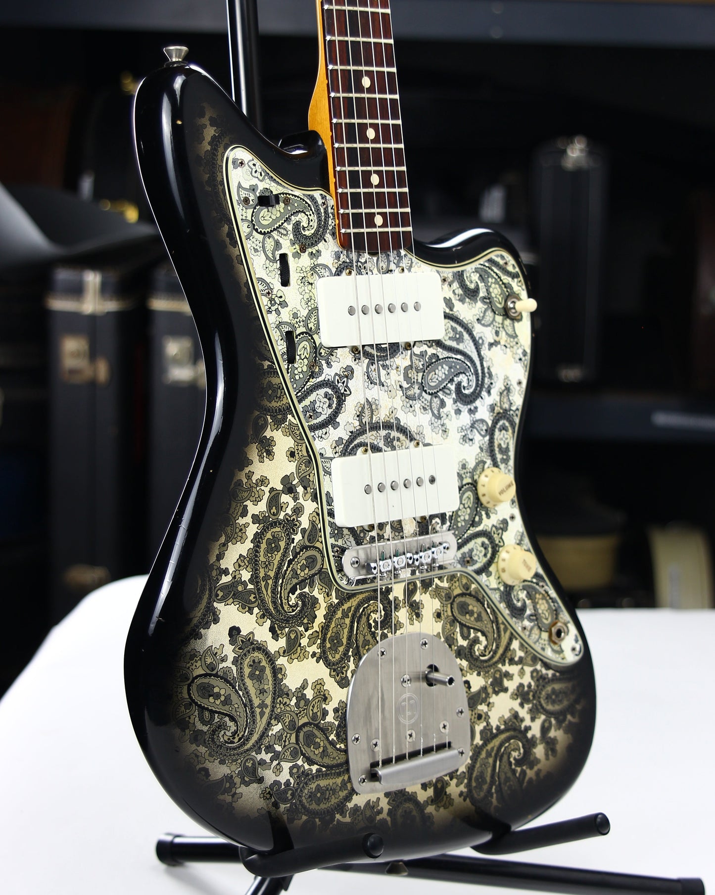 2020 Fender Custom Shop Limited Edition BLACK PAISLEY Jazzmaster Journeyman Relic - Mastery, Lollars