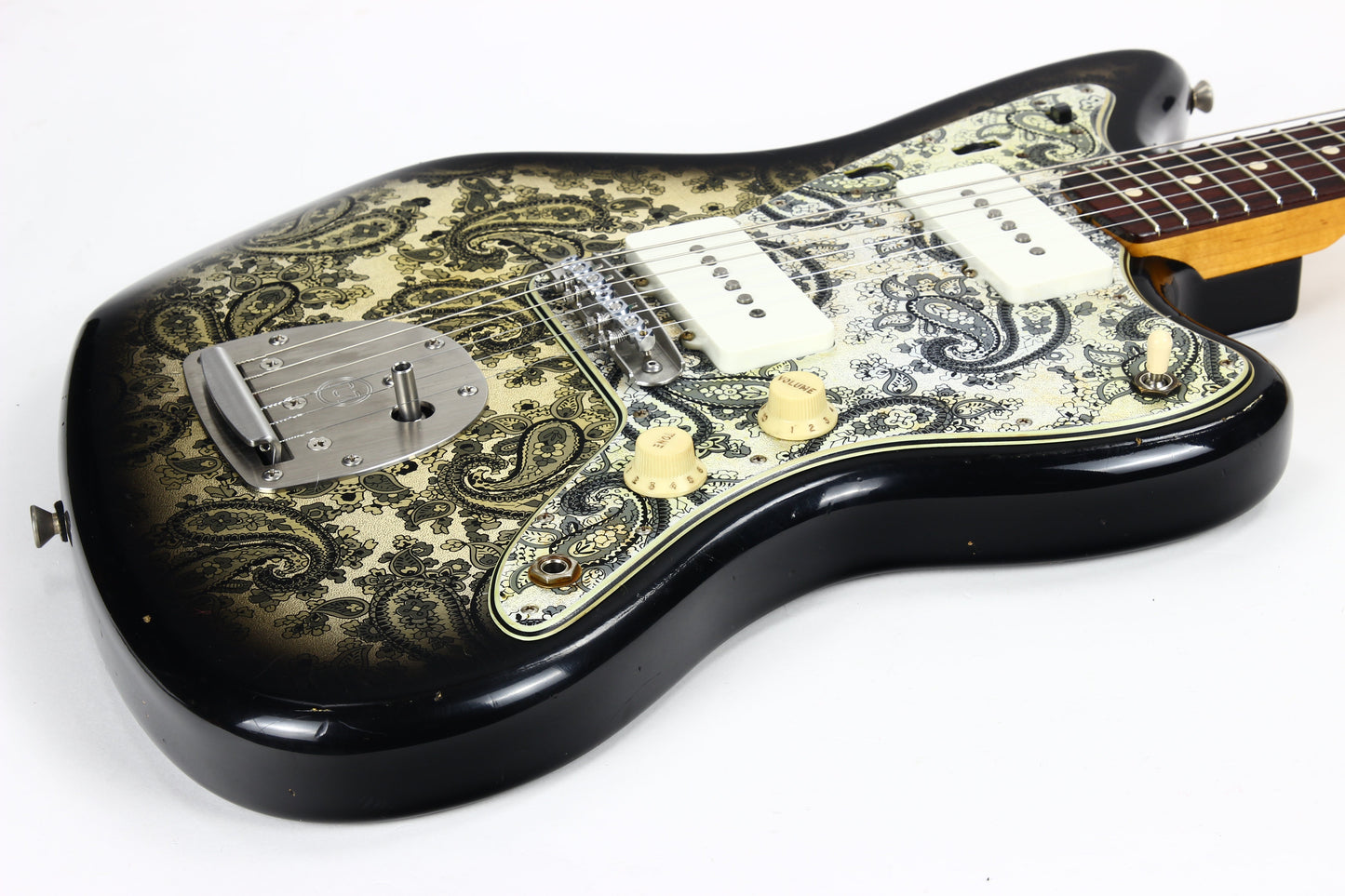 2020 Fender Custom Shop Limited Edition BLACK PAISLEY Jazzmaster Journeyman Relic - Mastery, Lollars