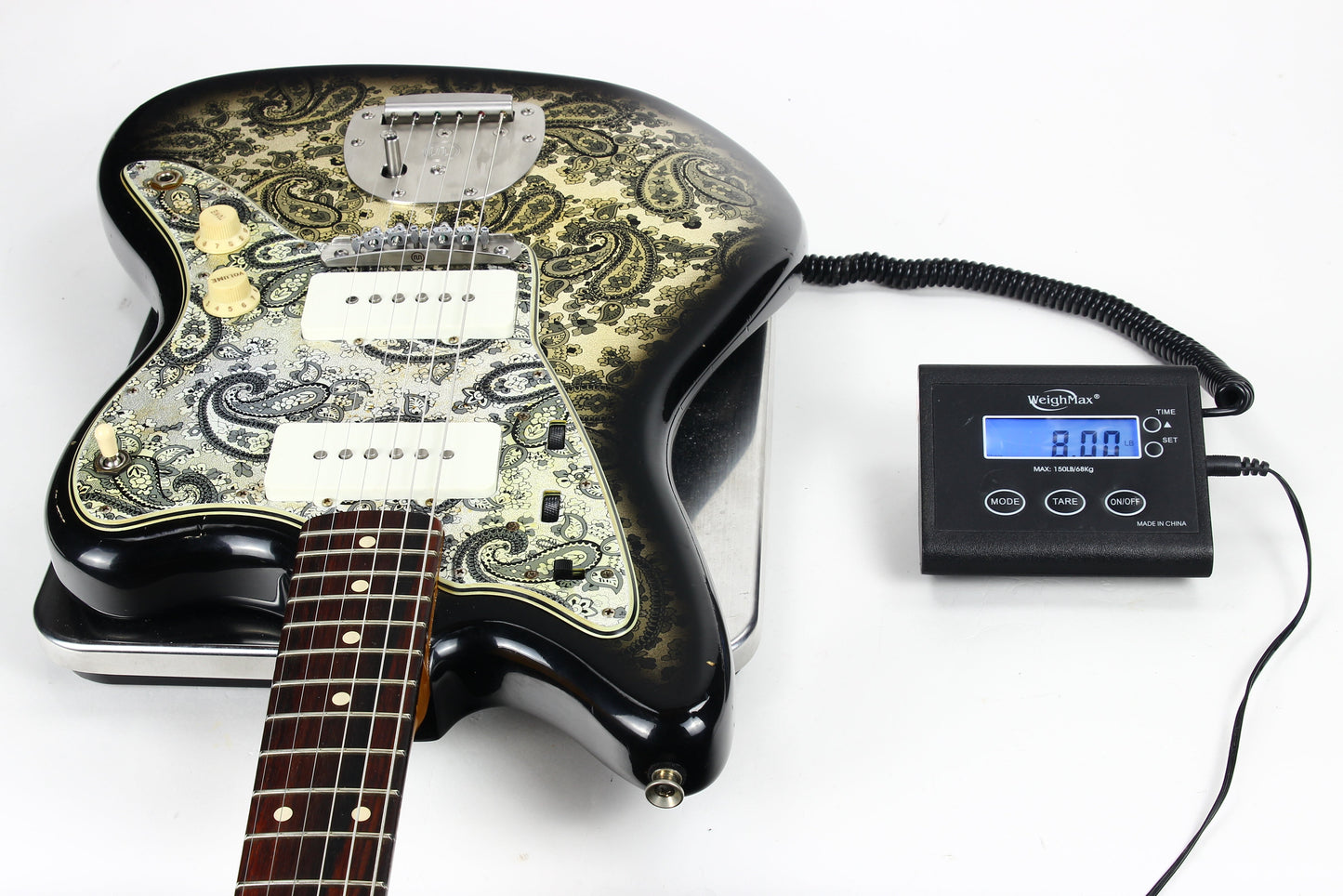 2020 Fender Custom Shop Limited Edition BLACK PAISLEY Jazzmaster Journeyman Relic - Mastery, Lollars