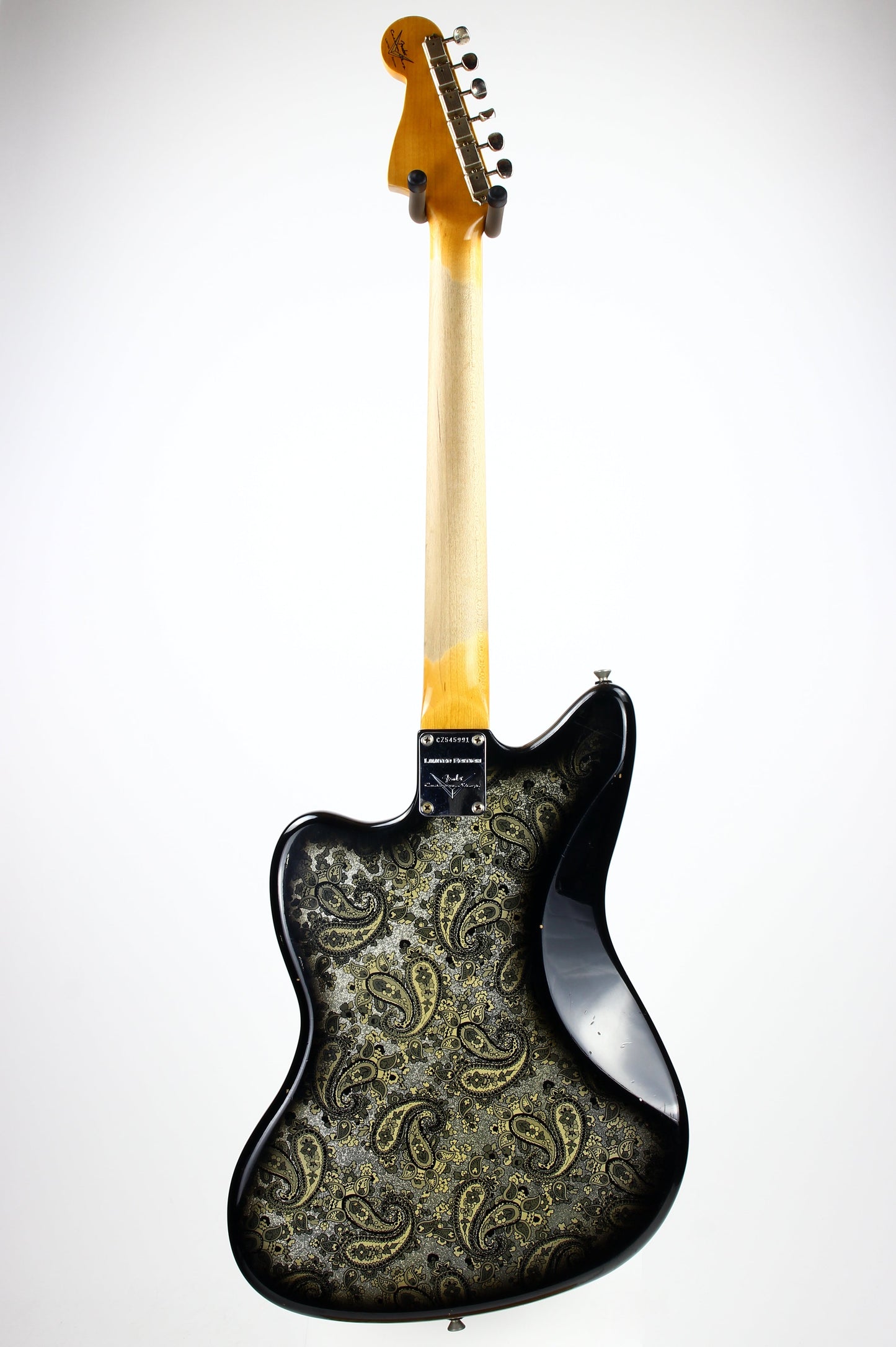 2020 Fender Custom Shop Limited Edition BLACK PAISLEY Jazzmaster Journeyman Relic - Mastery, Lollars