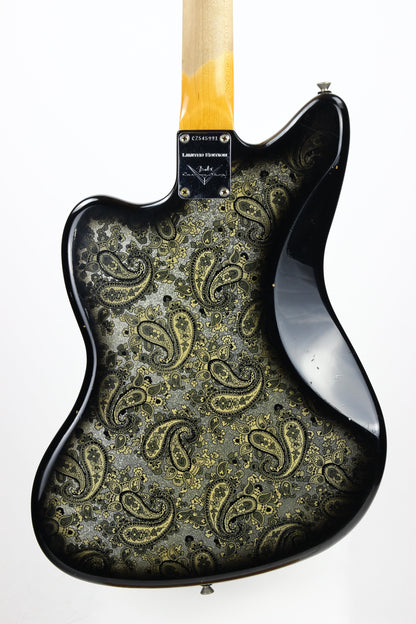 2020 Fender Custom Shop Limited Edition BLACK PAISLEY Jazzmaster Journeyman Relic - Mastery, Lollars