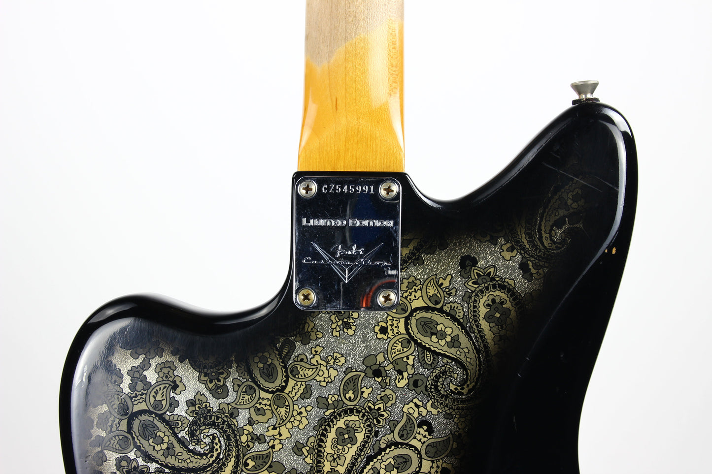 2020 Fender Custom Shop Limited Edition BLACK PAISLEY Jazzmaster Journeyman Relic - Mastery, Lollars