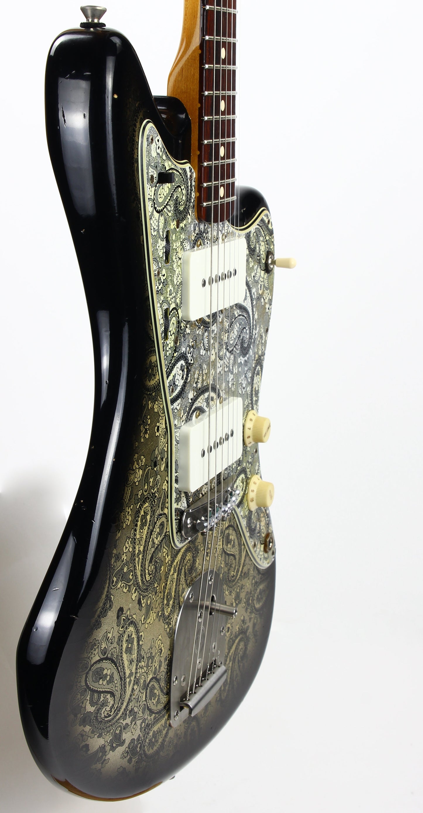 2020 Fender Custom Shop Limited Edition BLACK PAISLEY Jazzmaster Journeyman Relic - Mastery, Lollars