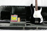 *SOLD*  CLEAN 1979-1982 Fender Precision Bass BLACK w/ OHSC! Rosewood Board 1970's P vintage 1981