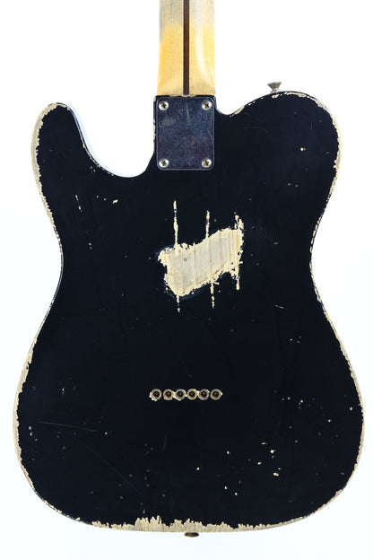 2008 Fender Custom Shop MASTERBUILT '51 Nocaster Heavy Relic Black Telecaster Tele --Dennis Galuszka