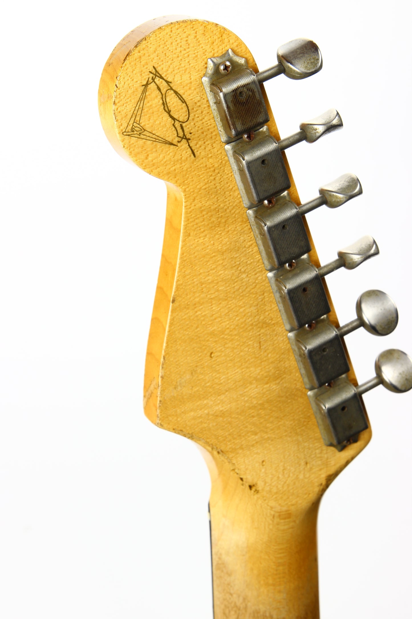 2009 Fender Custom Shop Masterbuilt 1965 Stratocaster Heavy Relic NAMM DISPLAY-- '65 Strat ASH BODY, Olympic White, MARK KENDRICK