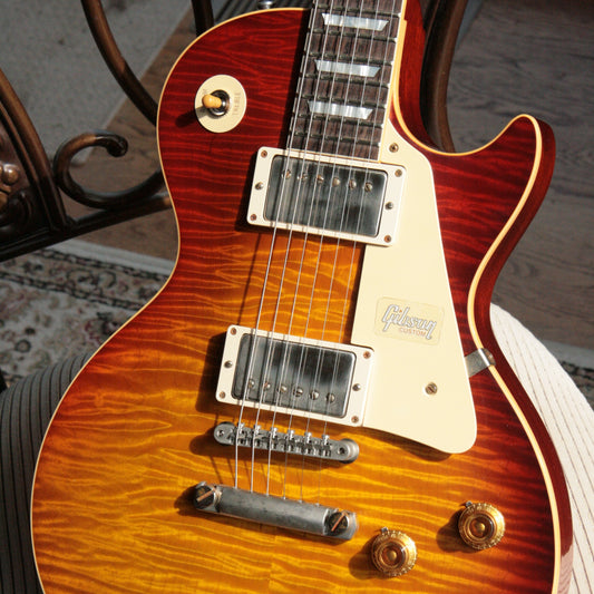 2018 Gibson 1959 Les Paul KILLER TOP Historic Reissue! R9 59 Custom Shop TH Spec RED PINE BURST