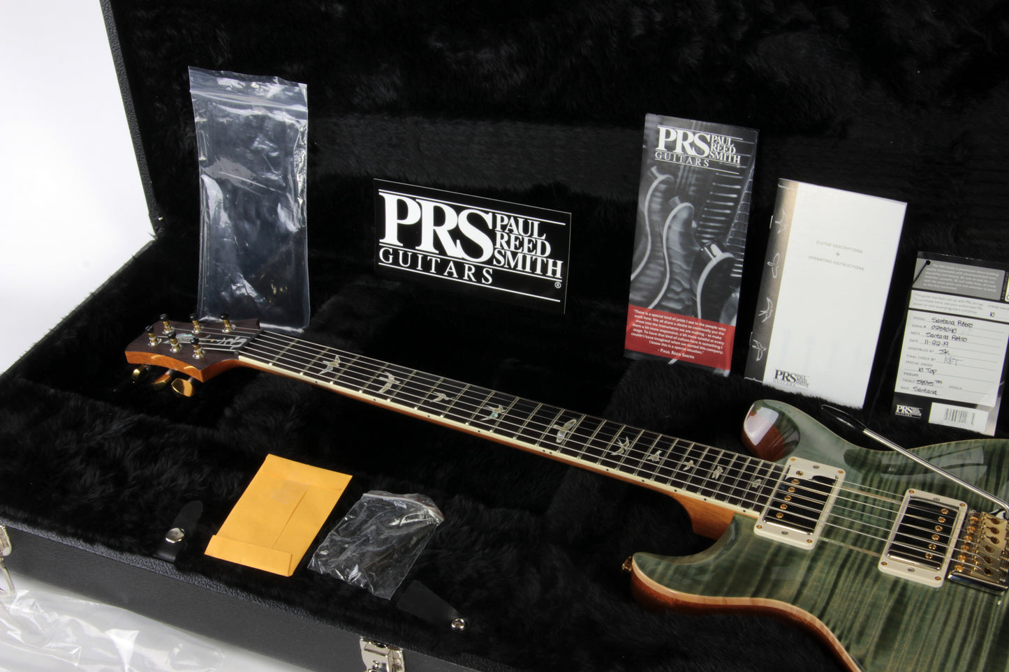 MINT 2019 PRS Santana Retro 10 Top Trampas Green Paul Reed Smith 58/15