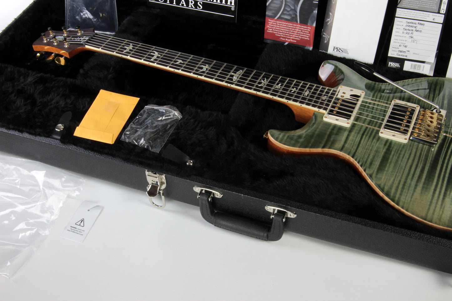 MINT 2019 PRS Santana Retro 10 Top Trampas Green Paul Reed Smith 58/15