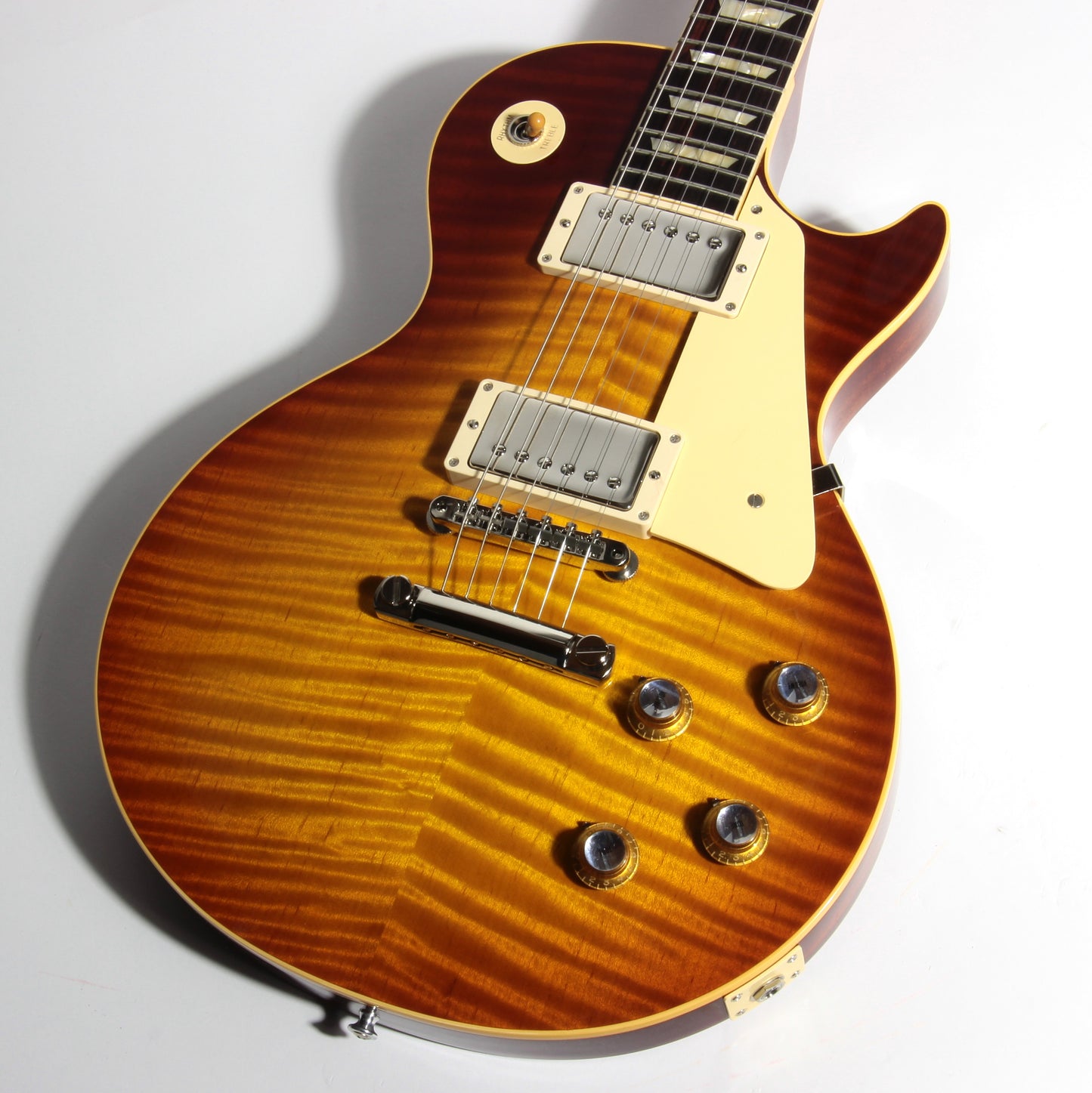 2020 Gibson Custom Shop 1960 Les Paul Standard 60th Anniversary - Iced Tea, R0 '60 Historic Reissue Flametop