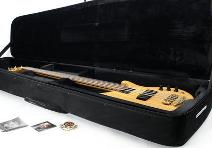 1999 Alembic Excel 5-String Bass - Flame Maple Top, Ash Body, Pau Ferro Board, High Quality USA!