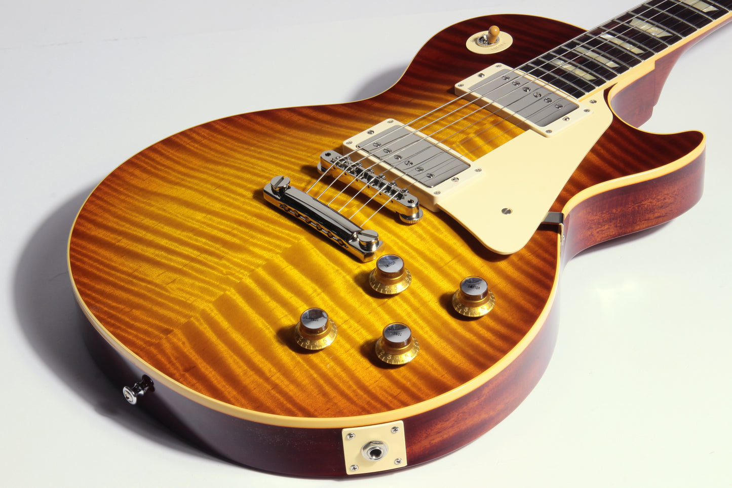 2020 Gibson Custom Shop 1960 Les Paul Standard 60th Anniversary - Iced Tea, R0 '60 Historic Reissue Flametop