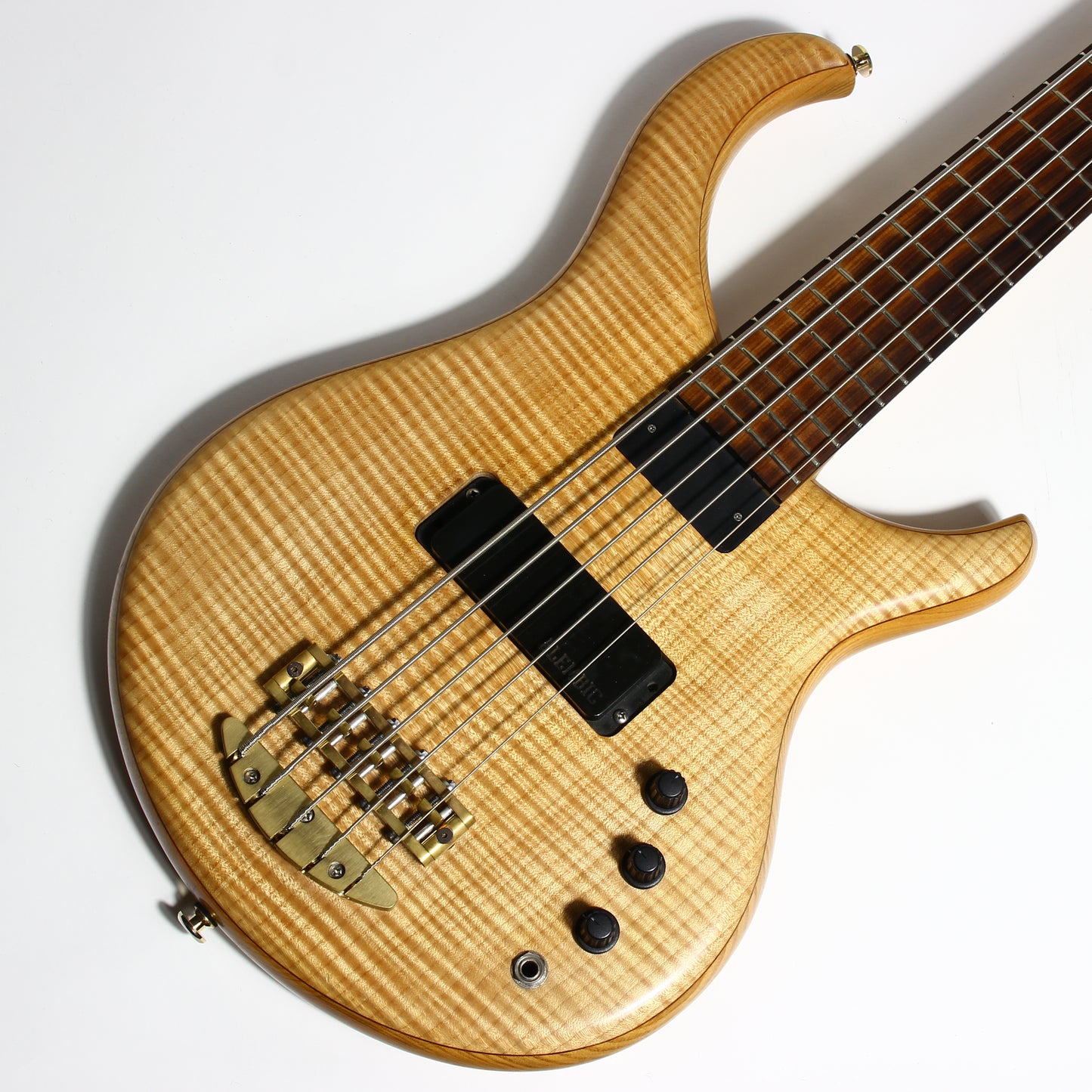 1999 Alembic Excel 5-String Bass - Flame Maple Top, Ash Body, Pau Ferro Board, High Quality USA!