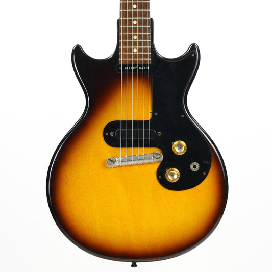 1961 Gibson Melody Maker Double Cutaway DC Doublecut - Sunburst, Wraptail, Brazilian Rosewood board