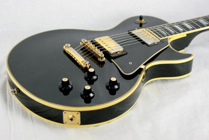 1973 Gibson Les Paul Custom BLACK BEAUTY w Original Case Patent Sticker Pickups 1970's