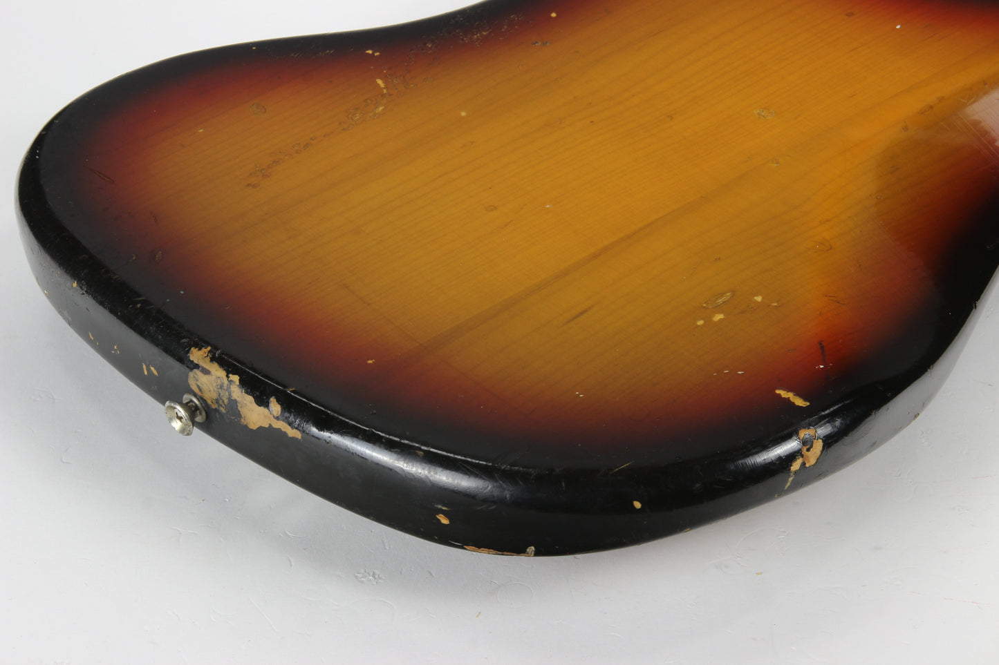 1970 Fender Jazz Bass Sunburst All-Original Vintage 4-Bolt Neck Rosewood Board, Block Inlays