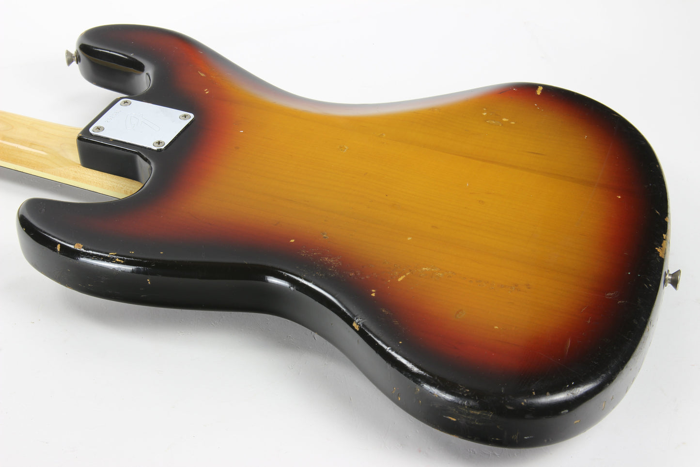 1970 Fender Jazz Bass Sunburst All-Original Vintage 4-Bolt Neck Rosewood Board, Block Inlays