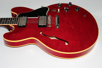 1961 Gibson ES-335 TDC Cherry Red w/ Original Case - 2 PAF's, Stop Tailpiece, Bigsby, Clean Dot Neck!