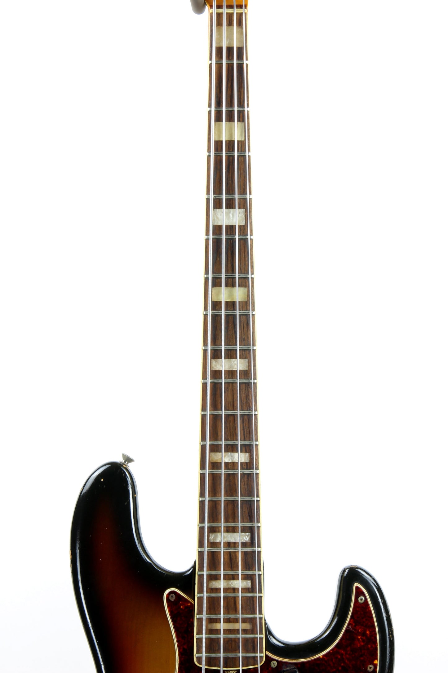 1970 Fender Jazz Bass Sunburst All-Original Vintage 4-Bolt Neck Rosewood Board, Block Inlays