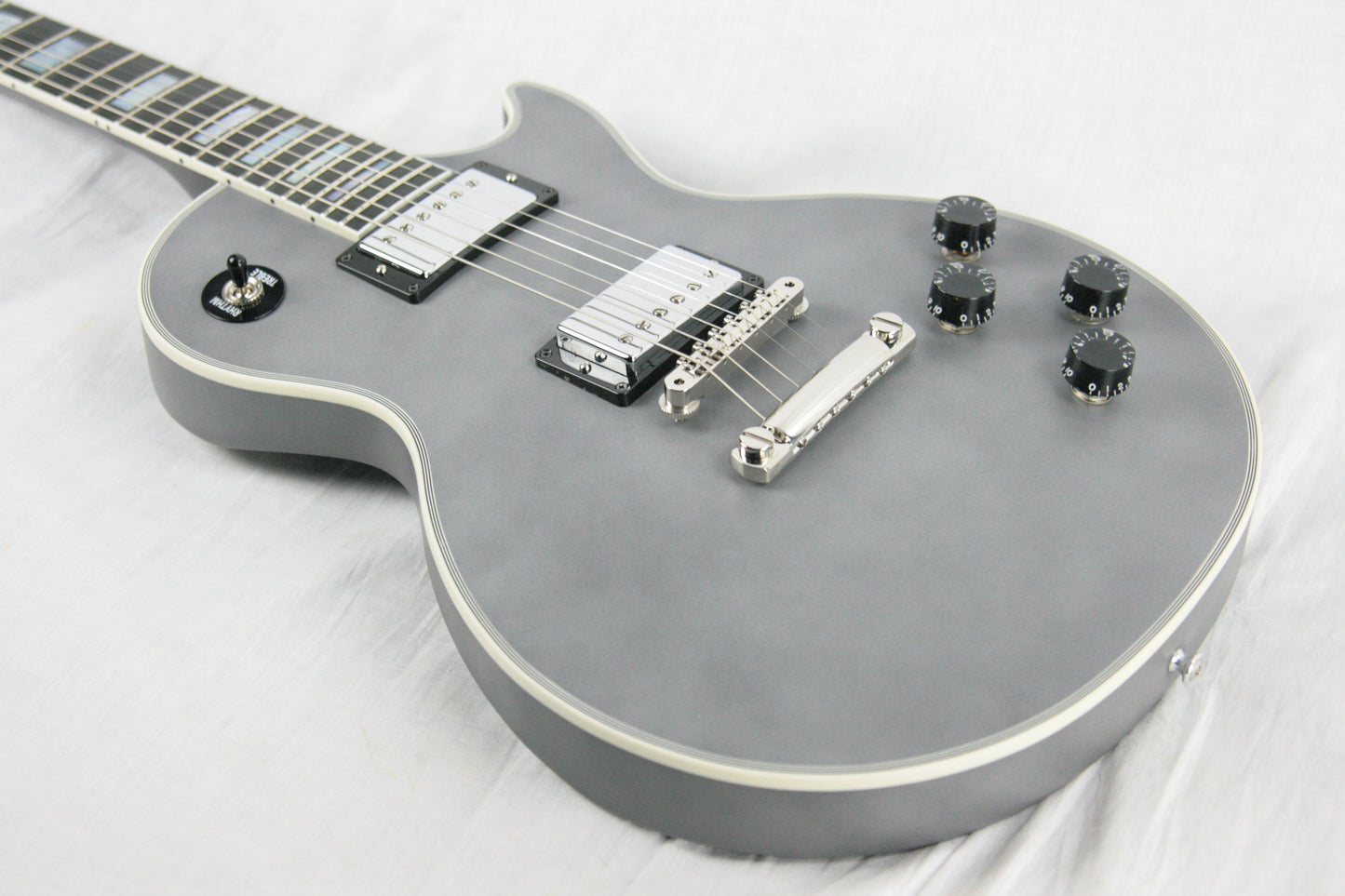 2017 Gibson Custom Shop Les Paul Modern Axcess SATIN RHINO GRAY Chrome Hardware