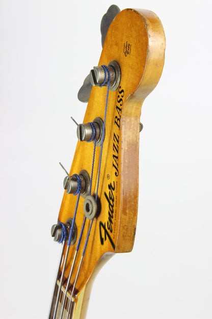 1970 Fender Jazz Bass Sunburst All-Original Vintage 4-Bolt Neck Rosewood Board, Block Inlays