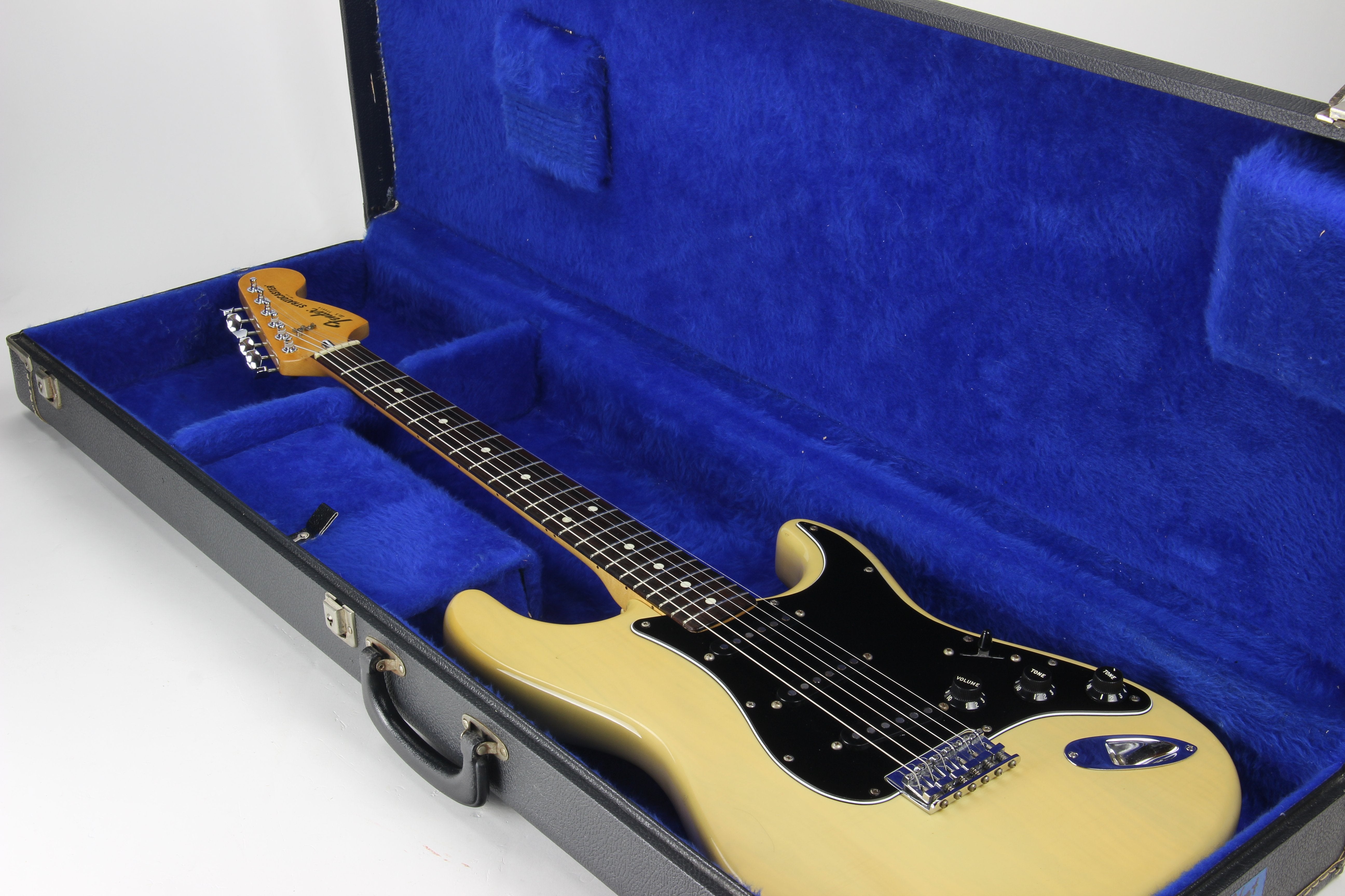 *SOLD*  1979 Fender Stratocaster Blonde Ash Hardtail - Original See Through Finish! 1980 Vintage!