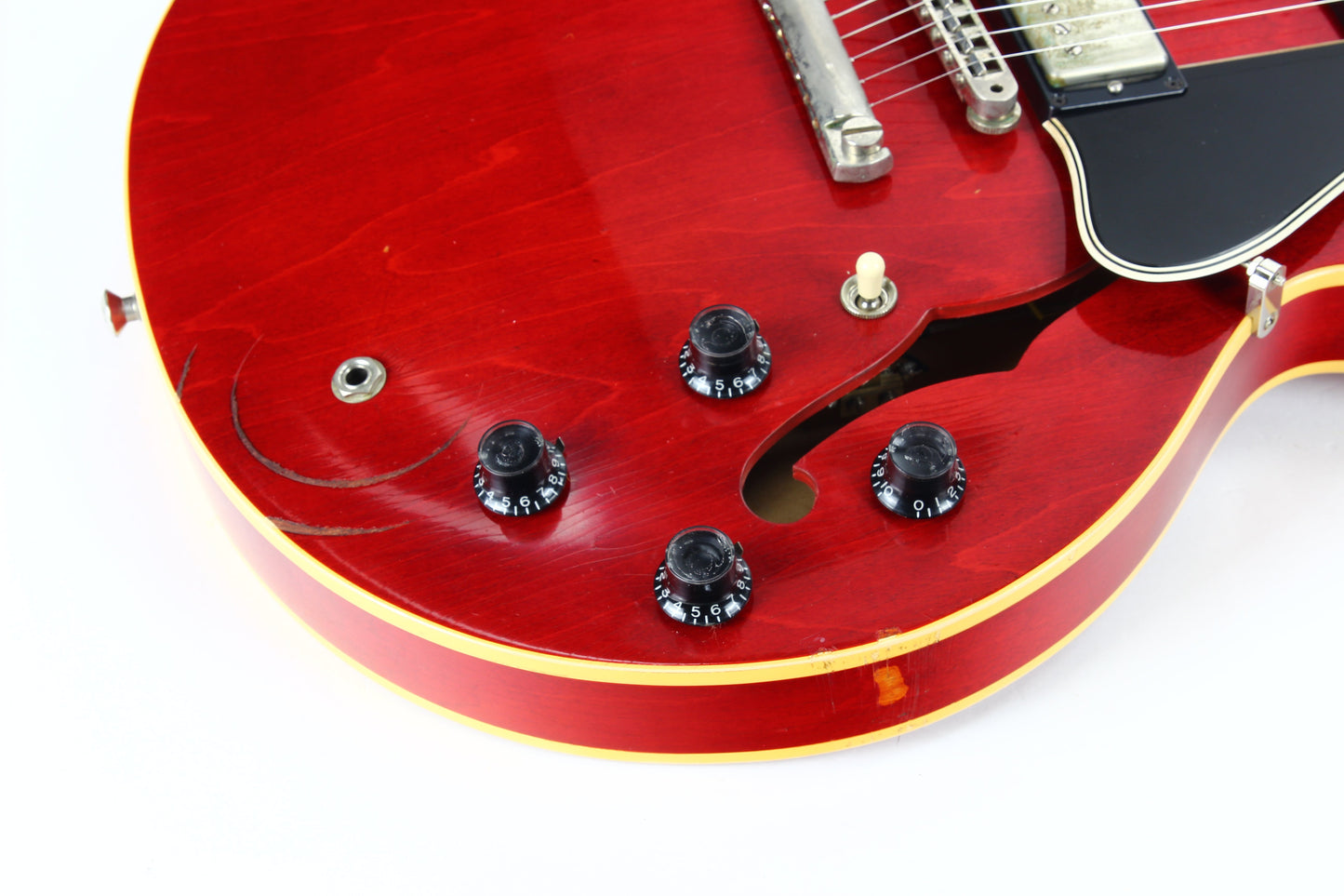 2008 Gibson Custom Shop Lee Ritenour 1961 ES-335 AGED & SIGNED! Cherry Red Dot Neck Reissue Inspired By