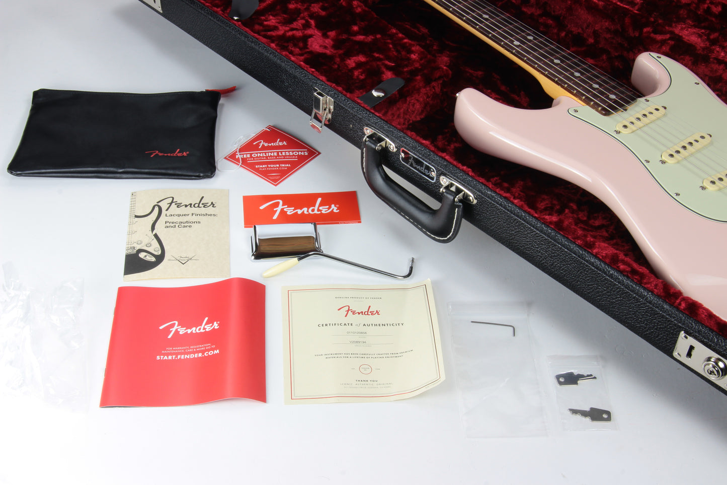 2020 Fender American Original '60s Reissue Stratocaster - Shell Pink, Rosewood Neck, 1965 Pure Vintage