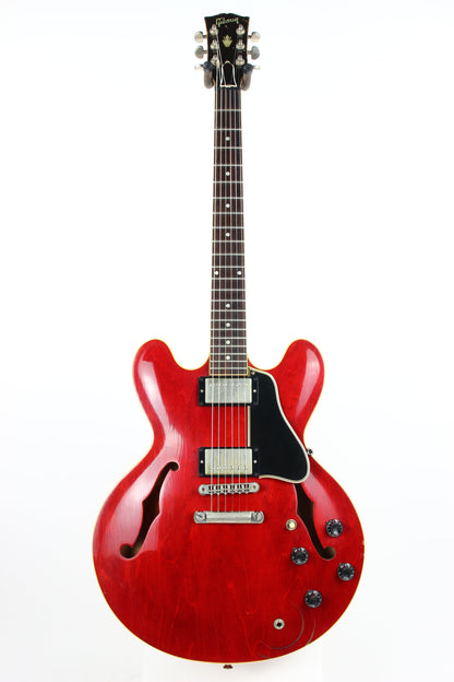 2008 Gibson Custom Shop Lee Ritenour 1961 ES-335 AGED & SIGNED! Cherry Red Dot Neck Reissue Inspired By