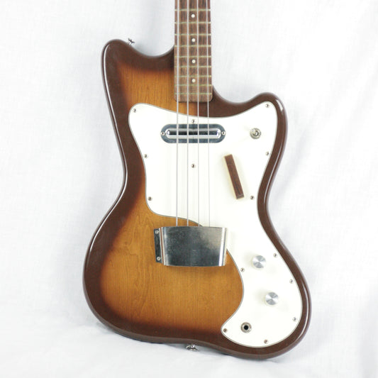 1960's Silvertone 1442L Slimline Vintage Bass Guitar! Danelectro Coral 1442