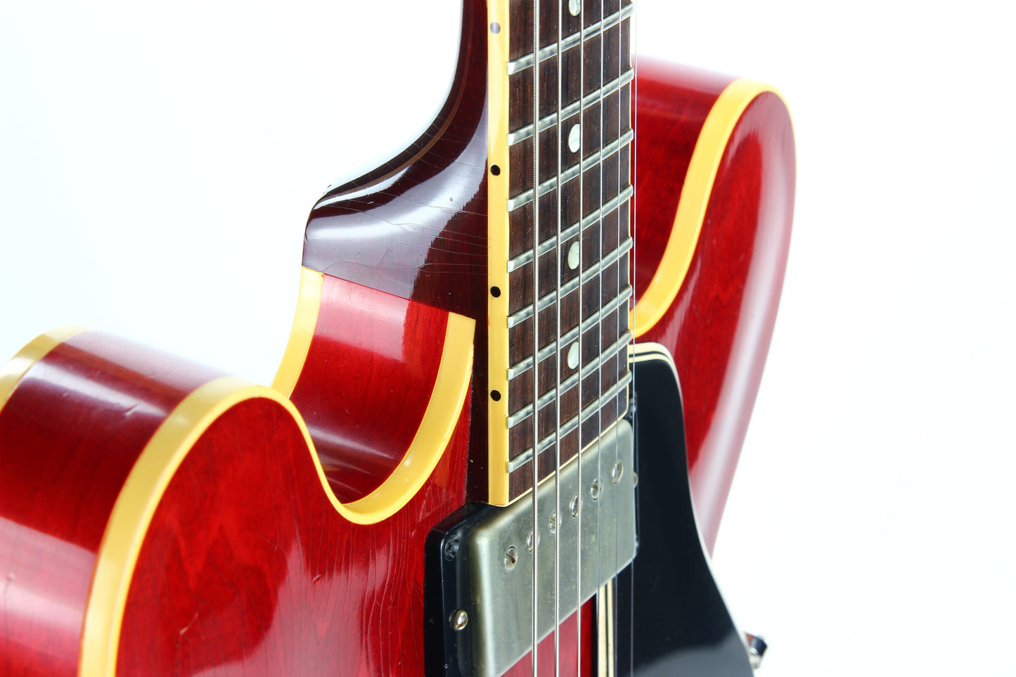 2008 Gibson Custom Shop Lee Ritenour 1961 ES-335 AGED & SIGNED! Cherry Red Dot Neck Reissue Inspired By