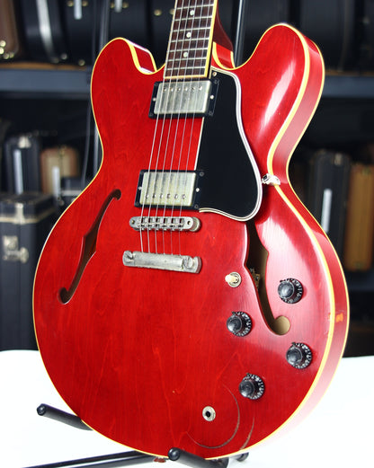 2008 Gibson Custom Shop Lee Ritenour 1961 ES-335 AGED & SIGNED! Cherry Red Dot Neck Reissue Inspired By