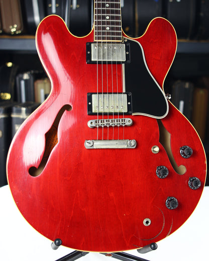 2008 Gibson Custom Shop Lee Ritenour 1961 ES-335 AGED & SIGNED! Cherry Red Dot Neck Reissue Inspired By